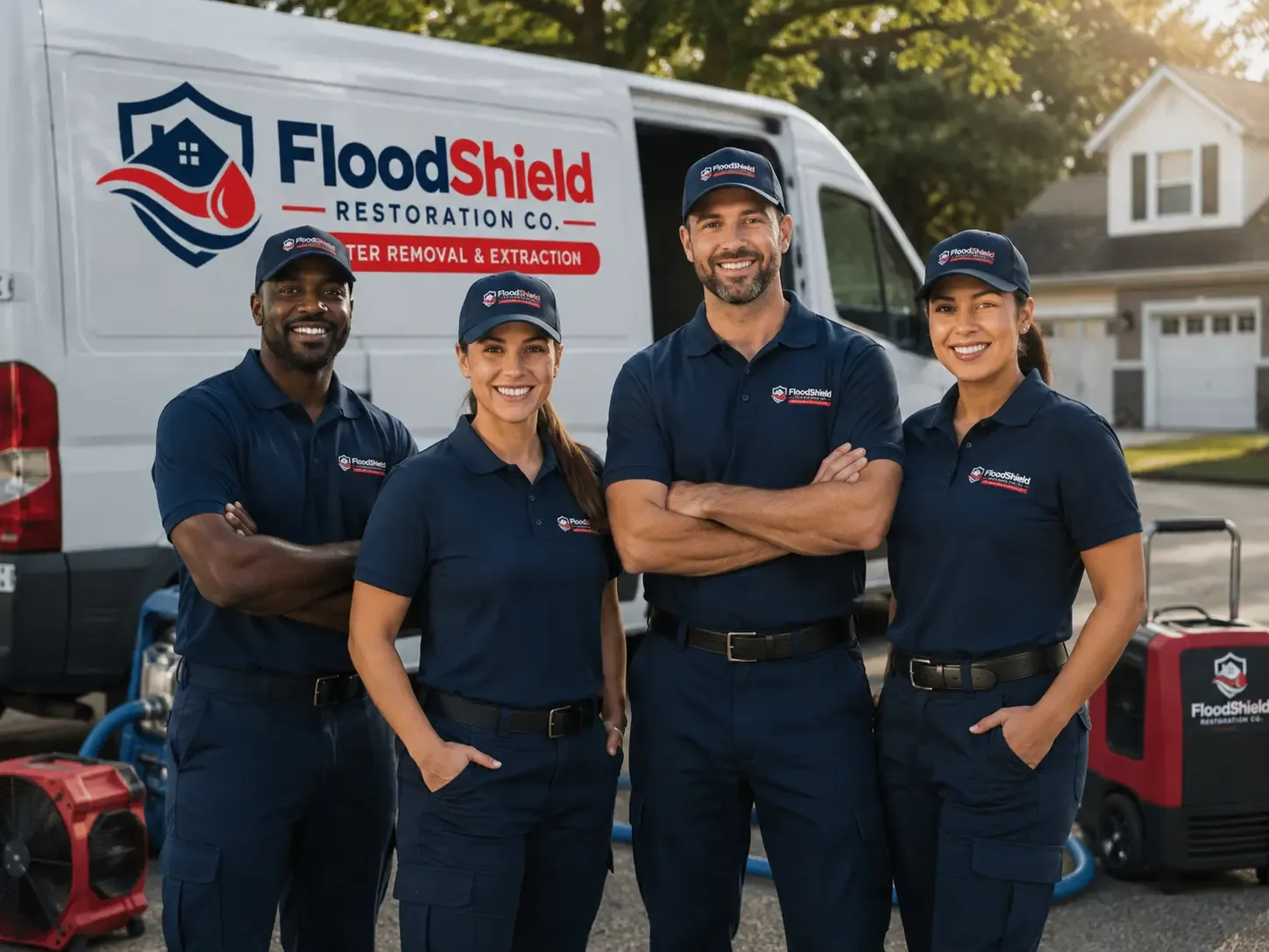 Flood Damage Restoration company in Lake George, MI